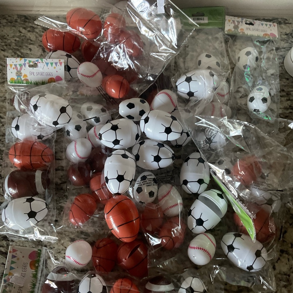 Assorted Sports Ball Easter Eggs